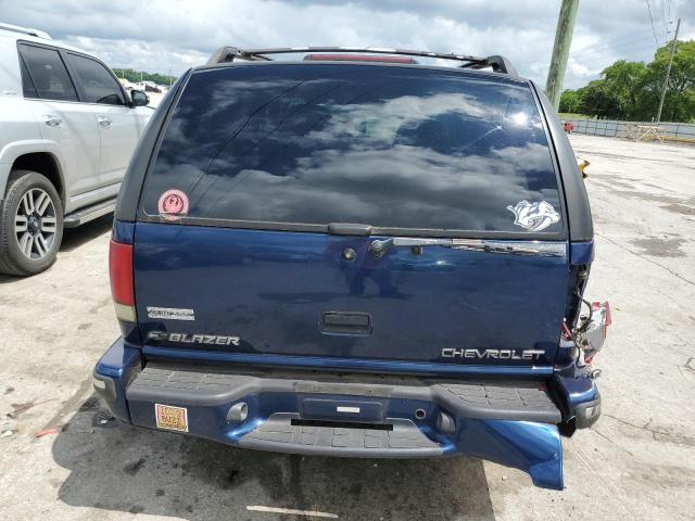 1GNDT13W4X2244884 - 1999 CHEVROLET BLAZER BLUE photo 6