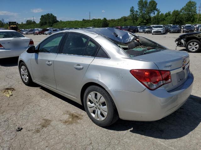 1G1PG5SC8C7283606 - 2012 CHEVROLET CRUZE LT SILVER photo 2