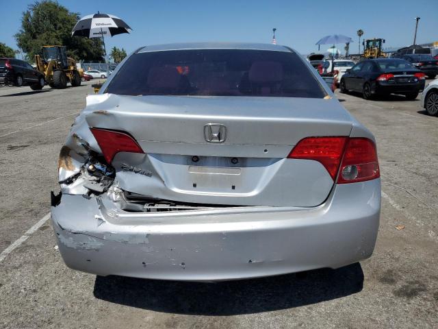 1HGFA16857L006350 - 2007 HONDA CIVIC EX SILVER photo 6