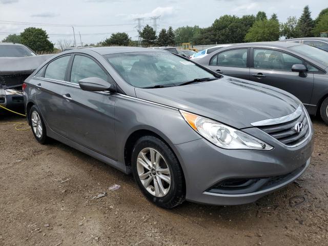 5NPEB4AC1EH899946 - 2014 HYUNDAI SONATA GLS GRAY photo 4