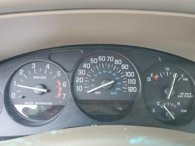 2G4WF551321281575 - 2002 BUICK REGAL GS GRAY photo 9