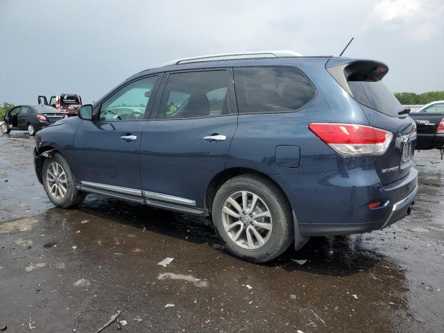 5N1AR2MM6EC712629 - 2014 NISSAN PATHFINDER S BLUE photo 2