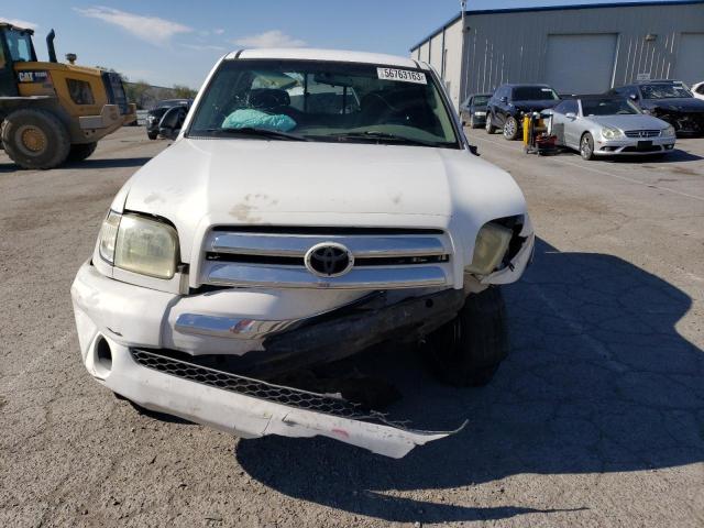 5TBRN34103S341700 - 2003 TOYOTA TUNDRA ACCESS CAB SR5 WHITE photo 5