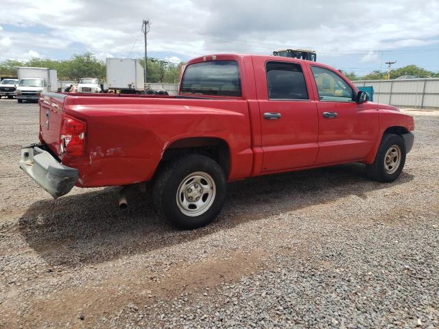 1D7HE28K07S258951 - 2007 DODGE DAKOTA QUAD RED photo 3