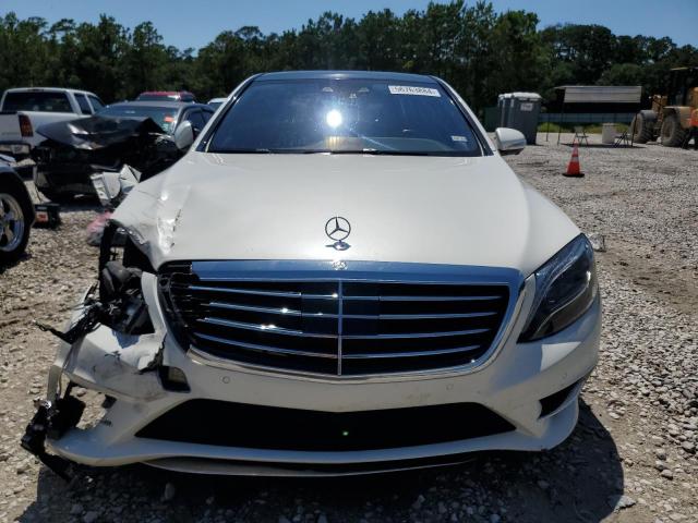 WDDUG8CB4FA171349 - 2015 MERCEDES-BENZ S 550 WHITE photo 5