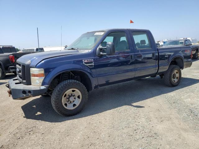 1FTWW31558ED70119 - 2008 FORD F350 SRW SUPER DUTY BLUE photo 2