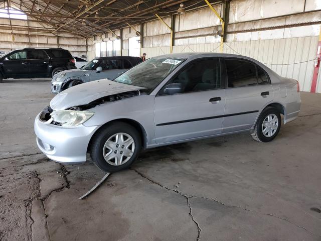 1HGES16315L024659 - 2005 HONDA CIVIC DX VP ვერცხლისფერი ფოტო 1