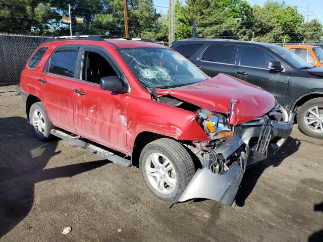 KNDJE723587494168 - 2008 KIA SPORTAGE EX RED photo 4