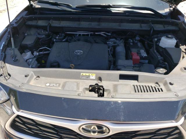 5TDHZRBH9MS128000 - 2021 TOYOTA HIGHLANDER XLE BLACK photo 12