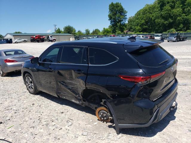 5TDHZRBH9MS128000 - 2021 TOYOTA HIGHLANDER XLE BLACK photo 2