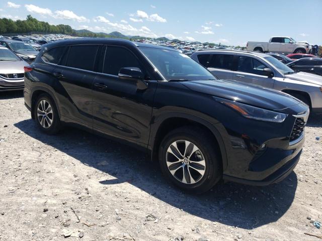 5TDHZRBH9MS128000 - 2021 TOYOTA HIGHLANDER XLE BLACK photo 4