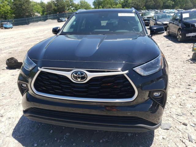 5TDHZRBH9MS128000 - 2021 TOYOTA HIGHLANDER XLE BLACK photo 5