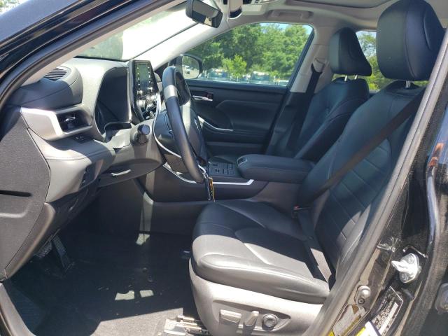 5TDHZRBH9MS128000 - 2021 TOYOTA HIGHLANDER XLE BLACK photo 7