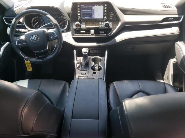 5TDHZRBH9MS128000 - 2021 TOYOTA HIGHLANDER XLE BLACK photo 8