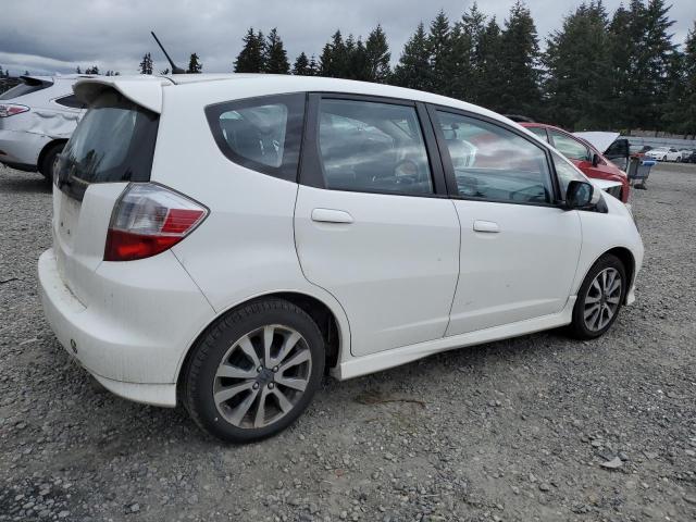 JHMGE8H52DC059343 - 2013 HONDA FIT SPORT თეთრი ფოტო 3