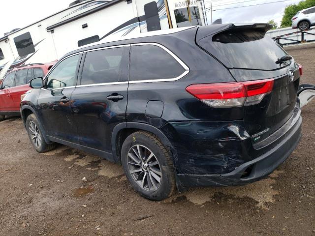 5TDJZRFH7KS564921 - 2019 TOYOTA HIGHLANDER SE BLACK photo 2