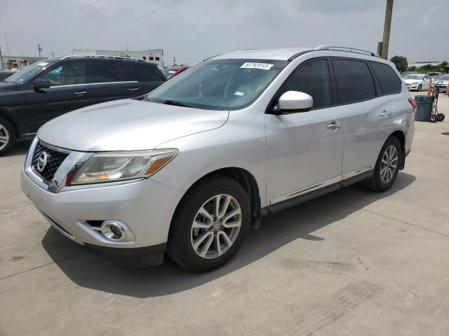 5N1AR2MN7EC643183 - 2014 NISSAN PATHFINDER S SILVER photo 1