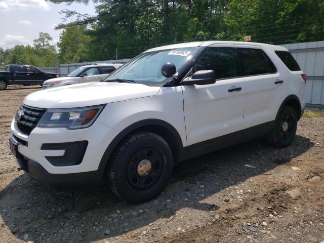 1FM5K8AR9JGA32199 - 2018 FORD EXPLORER POLICE INTERCEPTOR WHITE photo 1