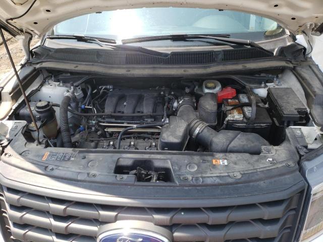 1FM5K8AR9JGA32199 - 2018 FORD EXPLORER POLICE INTERCEPTOR WHITE photo 12