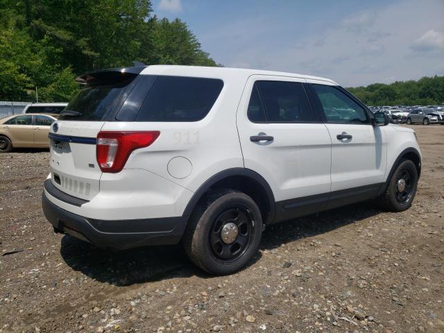 1FM5K8AR9JGA32199 - 2018 FORD EXPLORER POLICE INTERCEPTOR WHITE photo 3