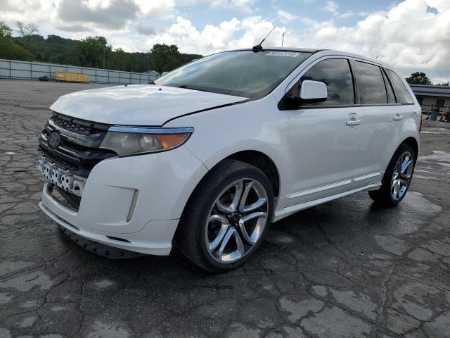 2FMDK4AK9BBA58656 - 2011 FORD EDGE SPORT WHITE photo 1