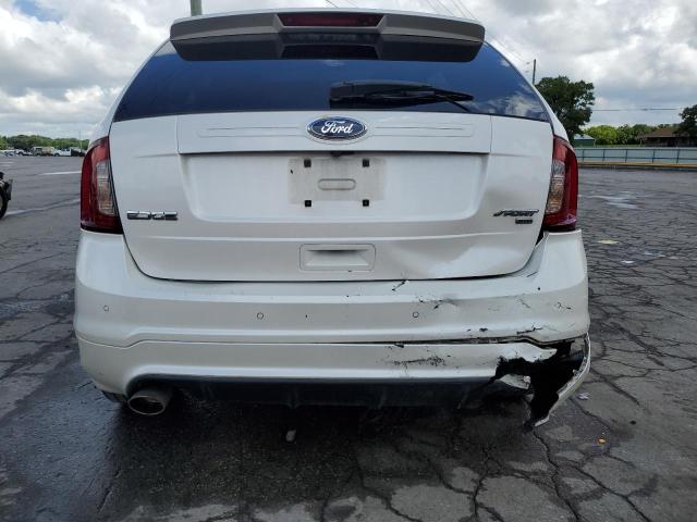 2FMDK4AK9BBA58656 - 2011 FORD EDGE SPORT WHITE photo 6