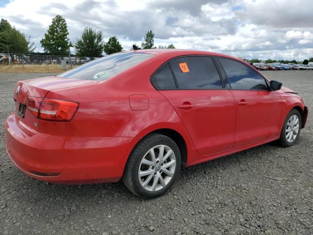 3VWD17AJ1FM241681 - 2015 VOLKSWAGEN JETTA SE RED photo 3