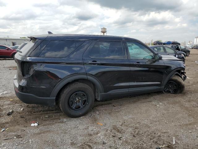 1FM5K8AB2MGB21359 - 2021 FORD EXPLORER POLICE INTERCEPTOR 黑色 照片 3