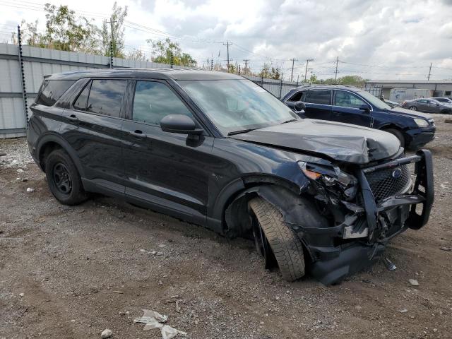 1FM5K8AB2MGB21359 - 2021 FORD EXPLORER POLICE INTERCEPTOR 黑色 照片 4