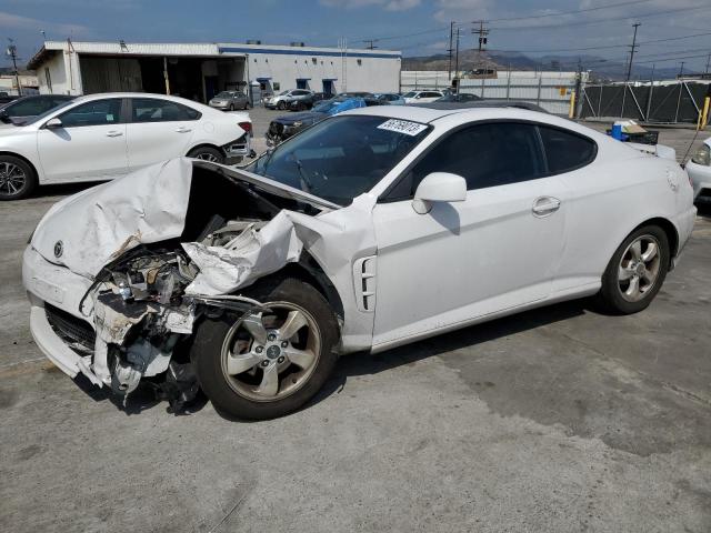 KMHHM65D05U164527 - 2005 HYUNDAI TIBURON WHITE photo 1