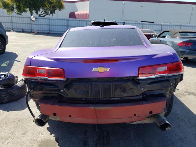 2G1FB1E35F9305286 - 2015 CHEVROLET CAMARO LS PURPLE photo 6