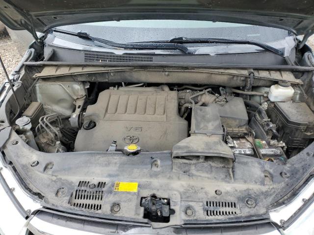 5TDJKRFH4ES047598 - 2014 TOYOTA HIGHLANDER XLE GREEN photo 12