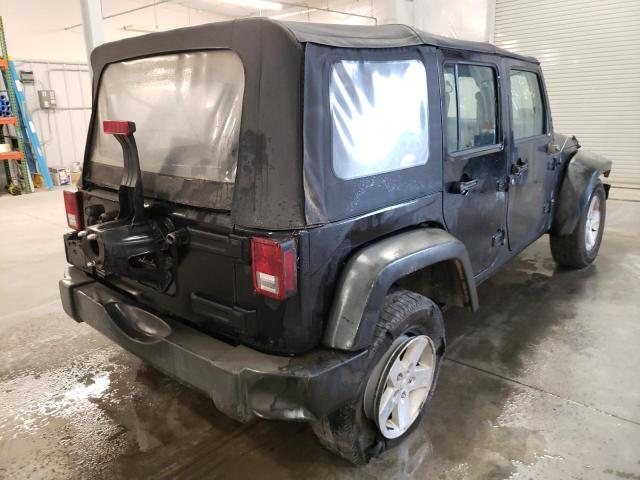 1J4GA39189L787794 - 2009 JEEP WRANGLER U X BLACK photo 4