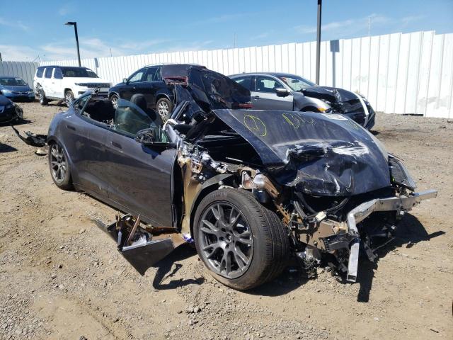 5YJSA1E58NF470561 - 2022 TESLA MODEL S Մոխրագույն լուսանկար 1