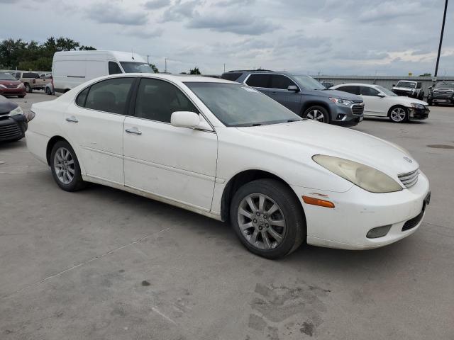 JTHBA30G145055312 - 2004 LEXUS ES 330 WHITE photo 4