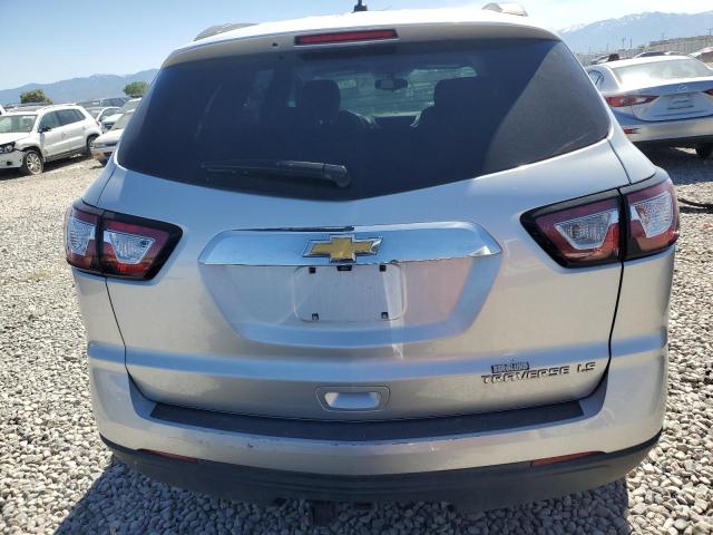 1GNKRFKD6FJ388024 - 2015 CHEVROLET TRAVERSE LS SILVER photo 6