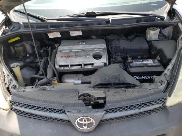 5TDZA23C54S115962 - 2004 TOYOTA SIENNA CE GRAY photo 12