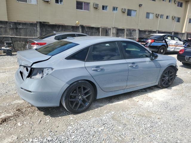 2HGFE2F56NH502705 - 2021 HONDA CIVIC SPORT GRAY photo 3