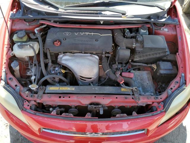 JTKDE167250054915 - 2005 TOYOTA SCION TC RED photo 11