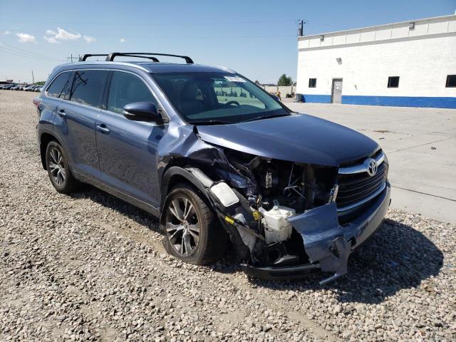 5TDJKRFH4GS282067 - 2016 TOYOTA HIGHLANDER XLE Mavi foto 4