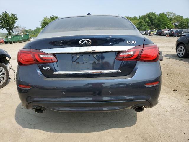 JN1BY1ARXJM220165 - 2018 INFINITI Q70 3.7 LUXE BLUE photo 6