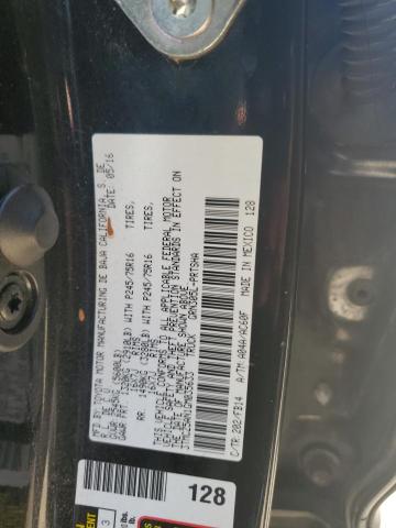 3TMCZ5AN1GM035633 - 2016 TOYOTA TACOMA DOUBLE CAB BLACK photo 12