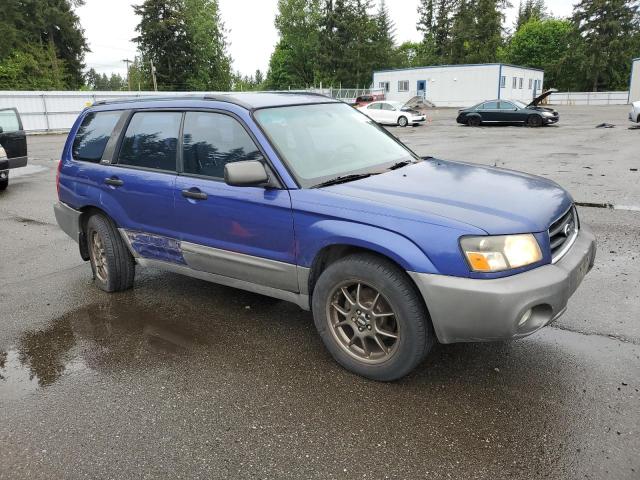 JF1SG65663G704919 - 2003 SUBARU FORESTER 2.5XS ლურჯი ფოტო 4