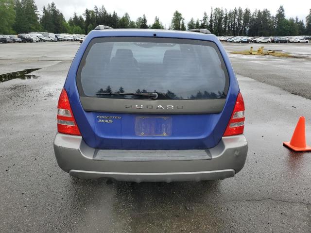 JF1SG65663G704919 - 2003 SUBARU FORESTER 2.5XS ლურჯი ფოტო 6
