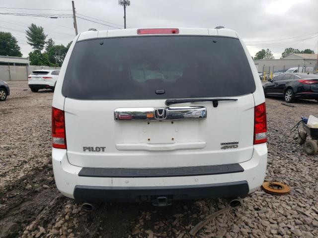 5FNYF48839B035049 - 2009 HONDA PILOT TOURING WHITE photo 6