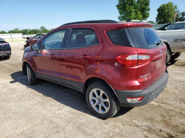 MAJ3S2GE0LC390627 - 2020 FORD ECOSPORT SE 红色 照片 2