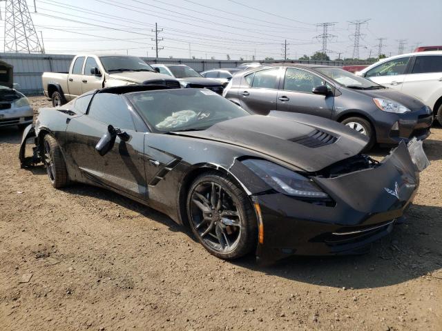 1G1YB2D7XK5117602 - 2019 CHEVROLET CORVETTE STINGRAY 1LT BLACK photo 4