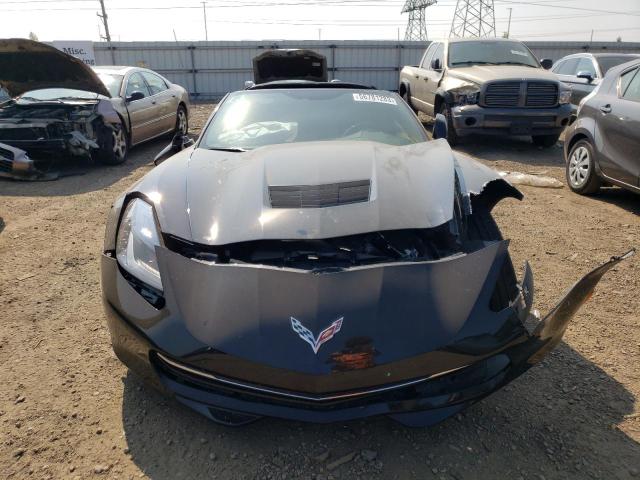 1G1YB2D7XK5117602 - 2019 CHEVROLET CORVETTE STINGRAY 1LT BLACK photo 5