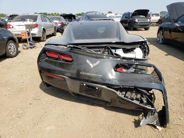 1G1YB2D7XK5117602 - 2019 CHEVROLET CORVETTE STINGRAY 1LT BLACK photo 6