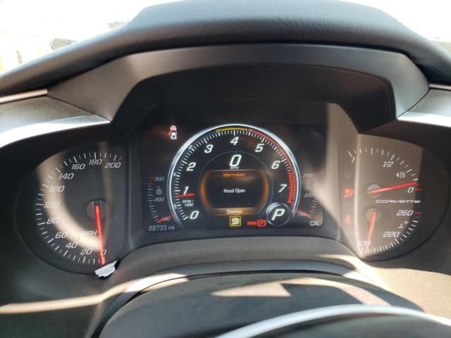 1G1YB2D7XK5117602 - 2019 CHEVROLET CORVETTE STINGRAY 1LT BLACK photo 9